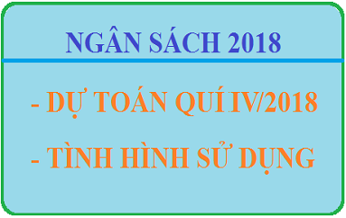 Tình hình thực hiện dự toán ngân sách quý IV/2018 của Sở GTVT