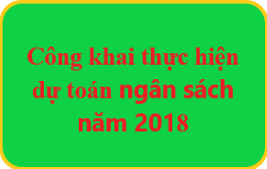 Về việc công bố công khai thực hiện dự toán ngân sách năm 2018 của Sở Giao thông vận tải Tây Ninh