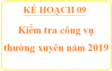 Kế hoạch kiểm tra công vụ thường xuyên năm 2019 của Sở GTVT