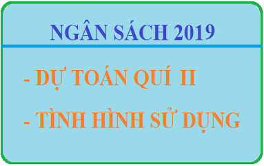 Về việc công bố công khai dự toán, tình hình sử dụng  dự toán ngân sách Quý II năm 2019