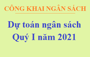 Quyết định về việc công bố công khai thực hiện dự toán ngân sách quý I năm 2021 của Sở Giao thông vận tải Tây Ninh