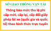 Thông báo về việc quy định mức thu lệ phí cấp mới, cấp lại, cấp đổi giấy phép lái xe (quốc gia và quốc tế)