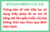 Thông báo về việc Giấy phép lái xe mô tô bằng vật liệu giấy (mẫu cũ)  loại không thời hạn vẫn còn giá trị sử dụng theo quy định hiện hành